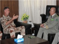 Visite en Mauritanie du commandant la force Barkhane (COMANFOR) 