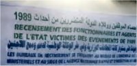 Colère des ex-fonctionnaires victimes des événements de 1989 